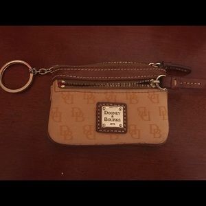 Dooney & Bourke Key Chain Coin/Card holder